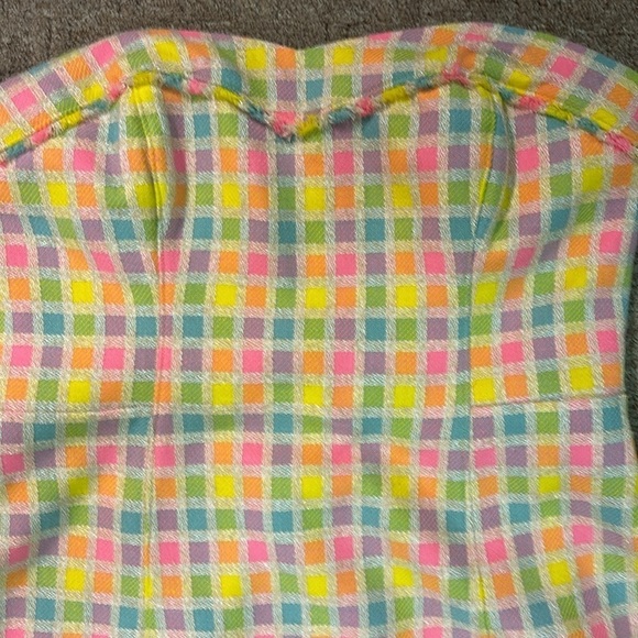 Lilly Pulitzer Bibi style dress in multi color Give Me Wings pattern Size 14 - Picture 3 of 6